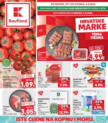 Kaufland katalog - 29.07.2026. - 05.08.2026.