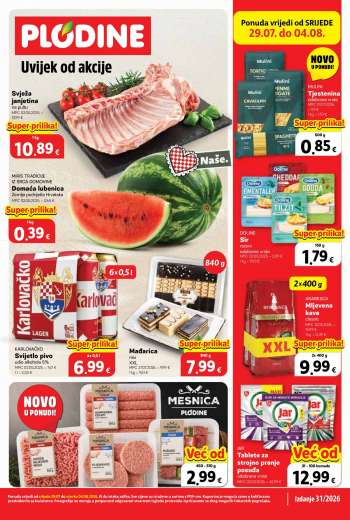 Plodine katalog - 29.07.2026. - 04.08.2026.
