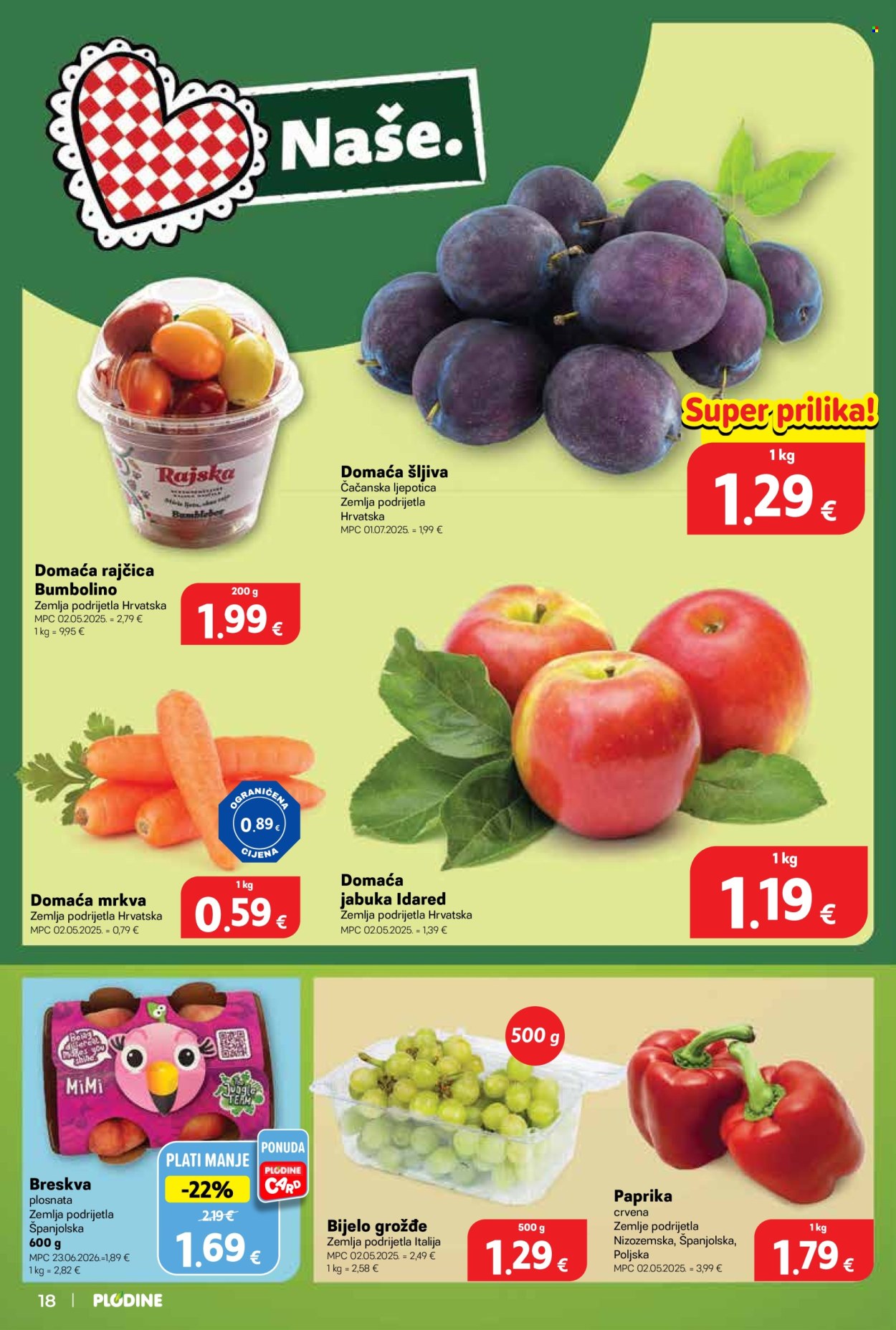Plodine katalog - 29.07.2026. - 04.08.2026. Stranica 18