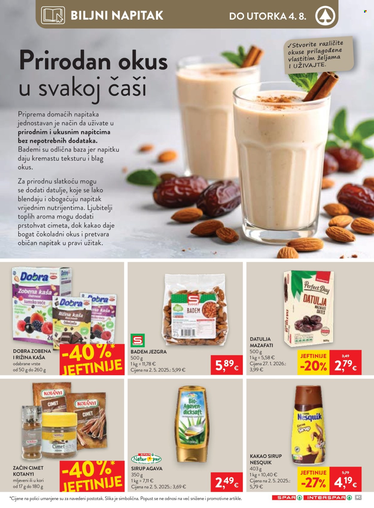 INTERSPAR katalog - 29.07.2026. - 04.08.2026. Stranica 14