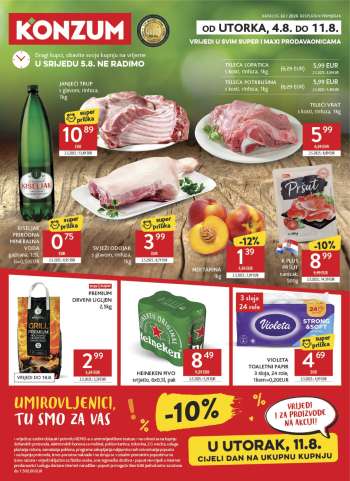 Konzum katalog - 04.08.2026. - 11.08.2026.