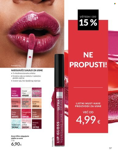 Leták Avon - 1.8.2026 - 31.8.2026. Strana 57