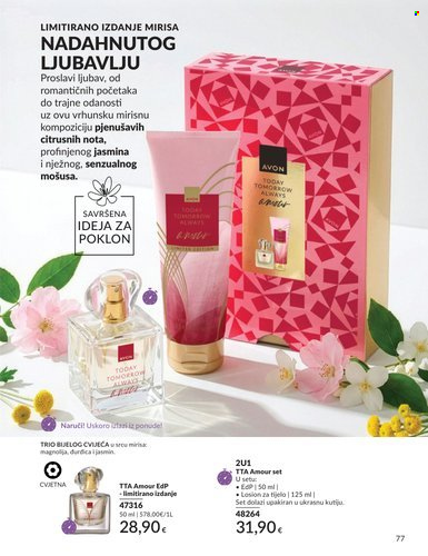 Leták Avon - 1.8.2026 - 31.8.2026. Strana 77