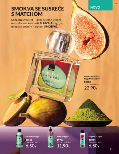 Leták Avon - 1.8.2026 - 31.8.2026. Strana 81