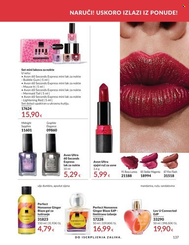 Leták Avon - 1.8.2026 - 31.8.2026. Strana 137