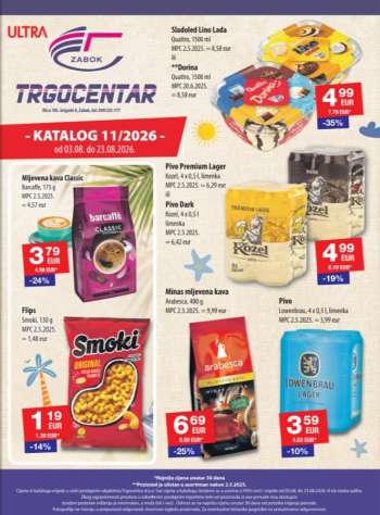 Trgocentar katalog - 03.08.2026. - 23.08.2026.