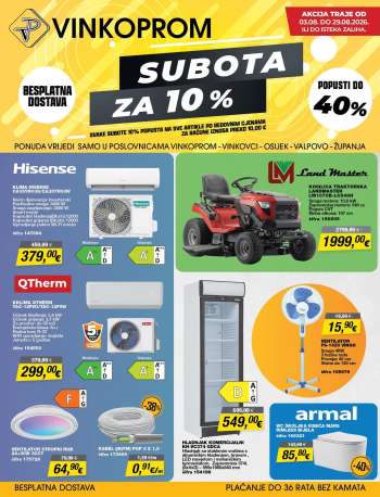 Vinkoprom katalog - 03.08.2026. - 29.08.2026.