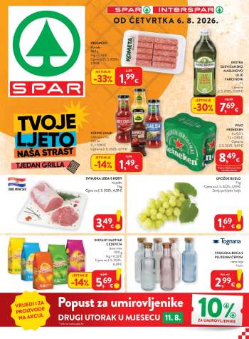 INTERSPAR katalog - 06.08.2026. - 11.08.2026.