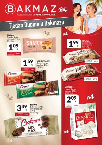 Bakmaz katalog - 03.08.2026. - 09.08.2026.