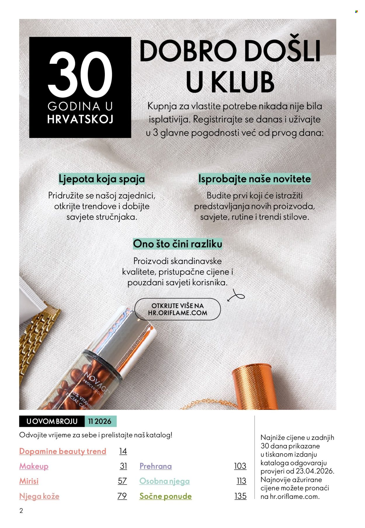 Oriflame katalog - 05.08.2026. - 25.08.2026. Stranica 2