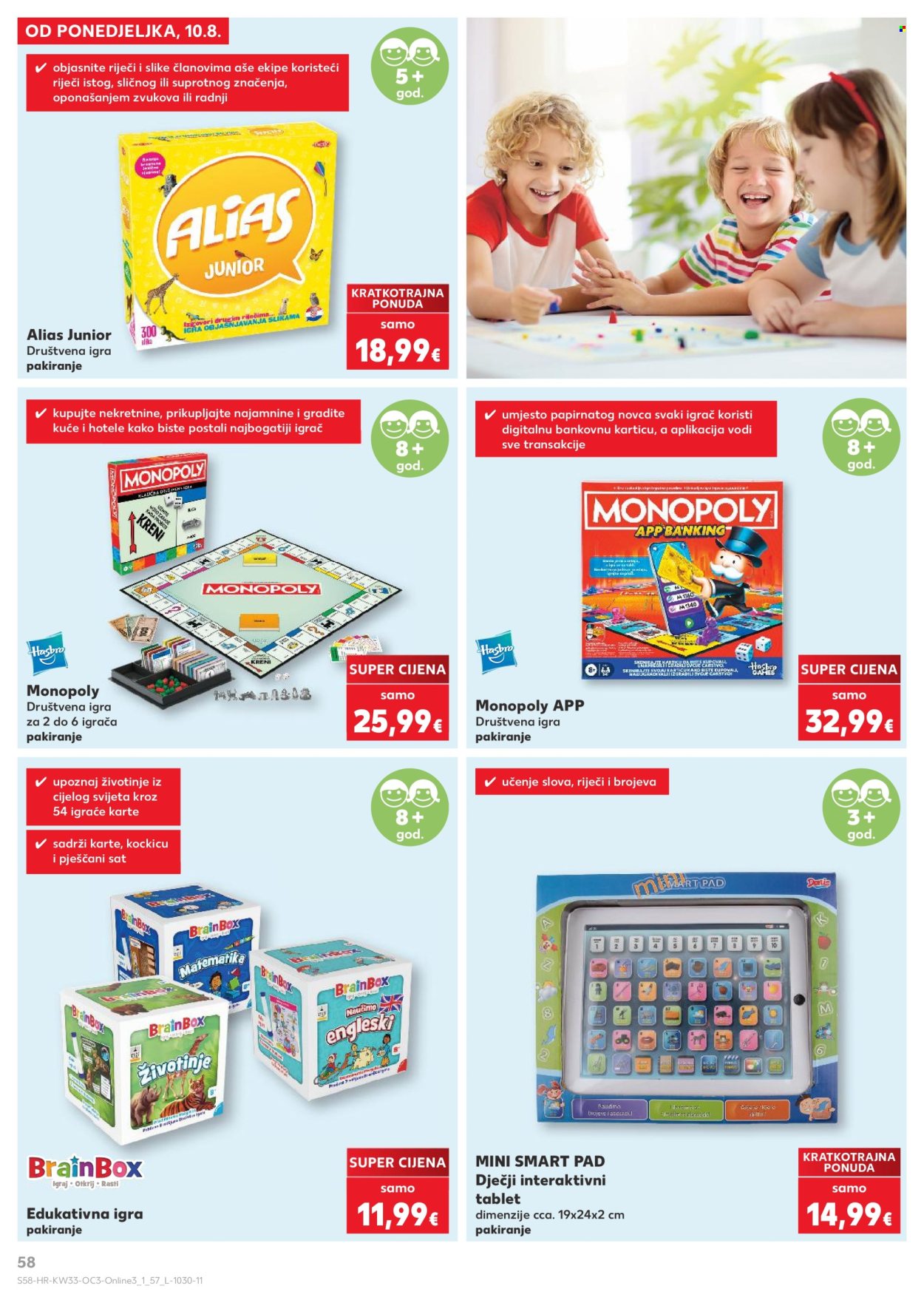 Leták Kaufland - 10.8.2026 - 31.8.2026. Strana 58
