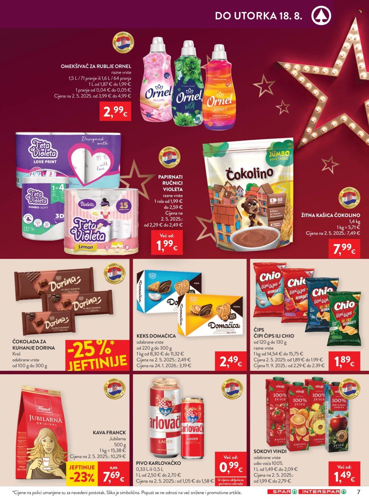 INTERSPAR katalog - 12.08.2026. - 18.08.2026. Stranica 7