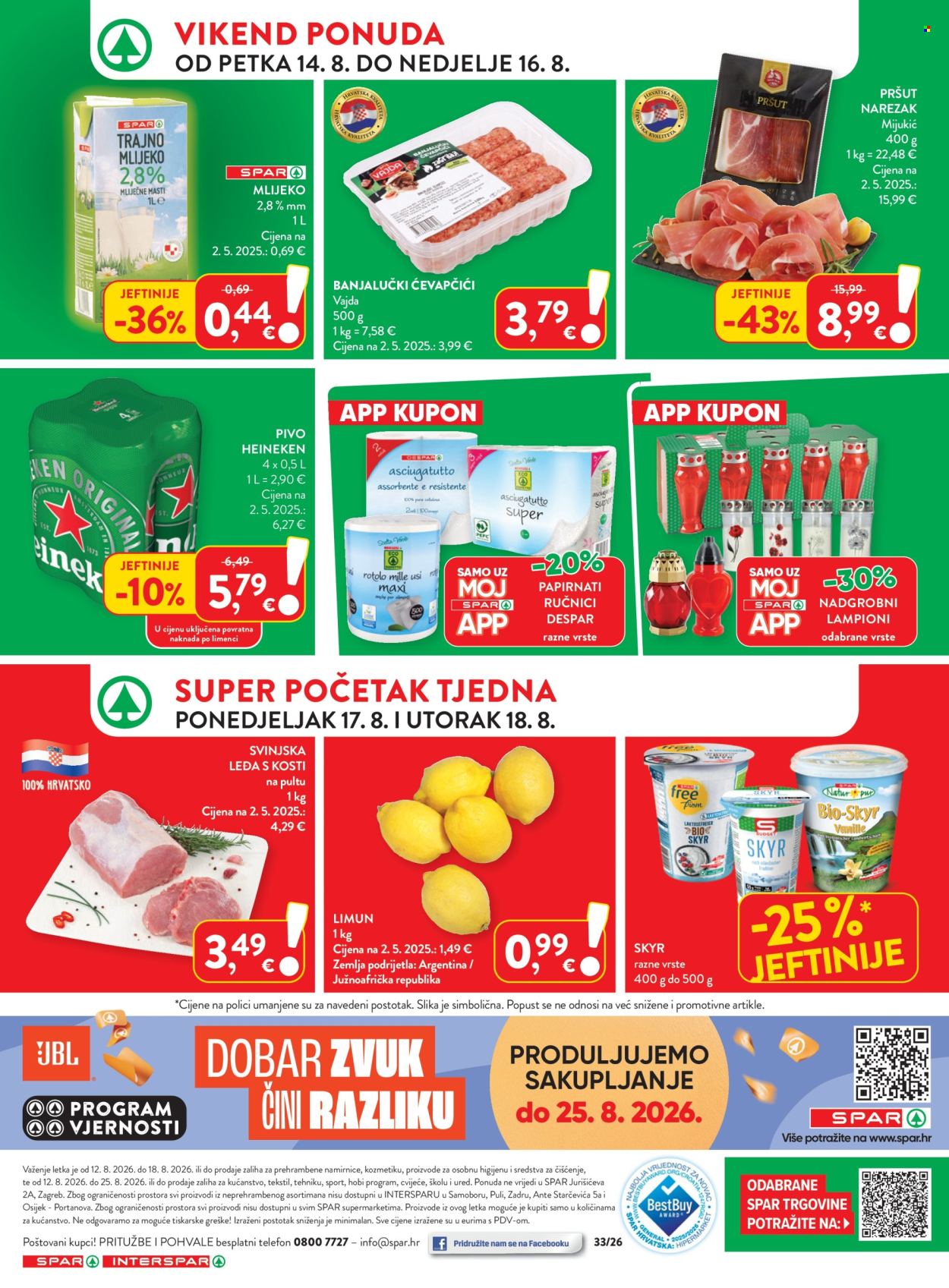 INTERSPAR katalog - 12.08.2026. - 18.08.2026. Stranica 42