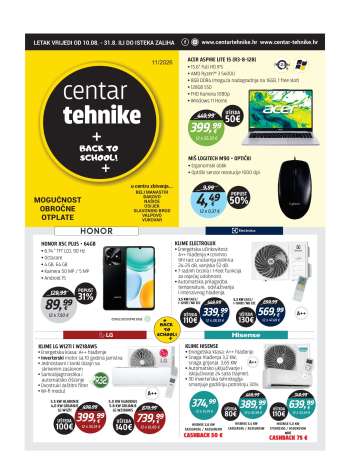 Centar Tehnike katalog - 10.08.2026. - 31.08.2026.