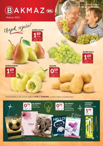 Bakmaz katalog - 19.08.2026. - 25.08.2026.