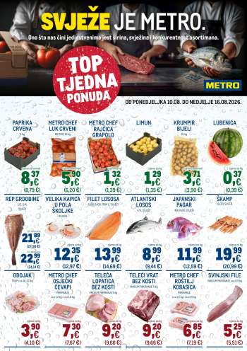 Metro katalog - 10.08.2026. - 16.08.2026.