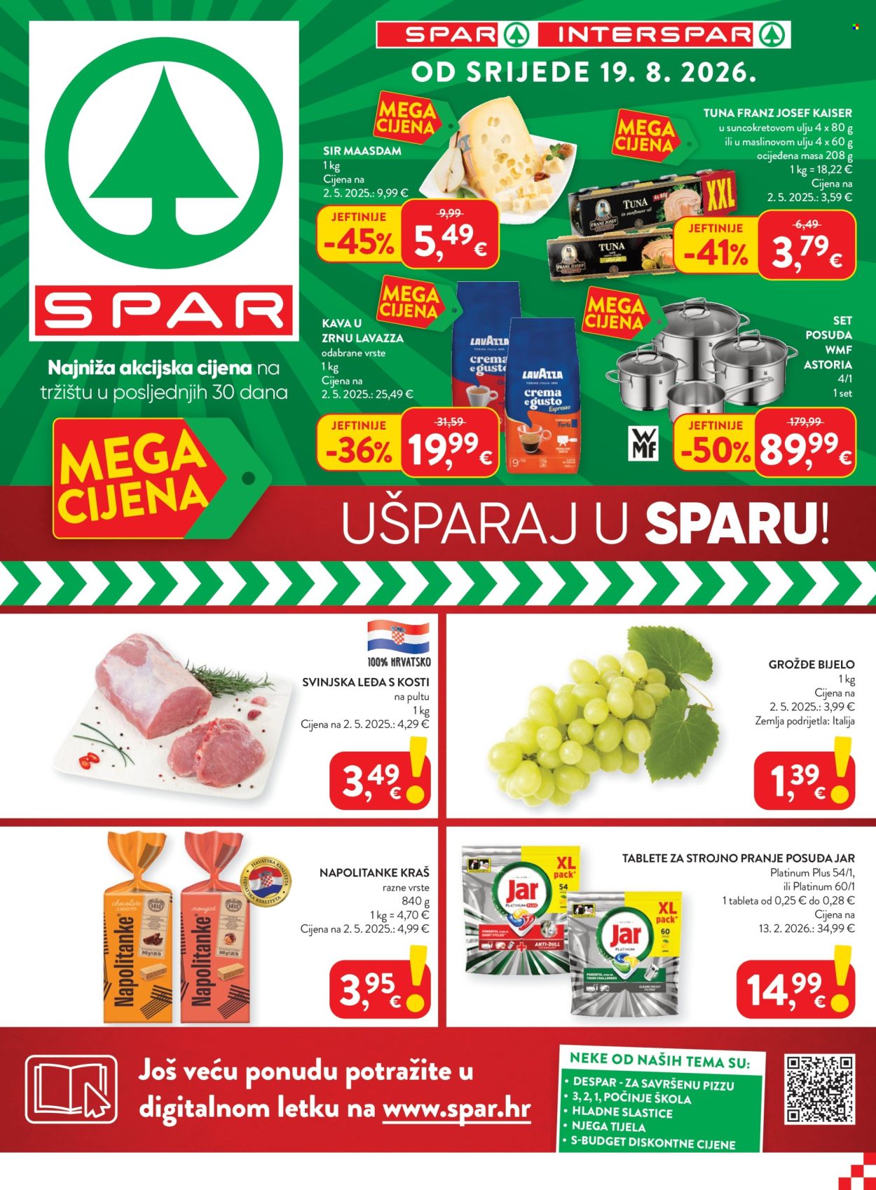 INTERSPAR katalog - 19.08.2026. - 25.08.2026. Stranica 1