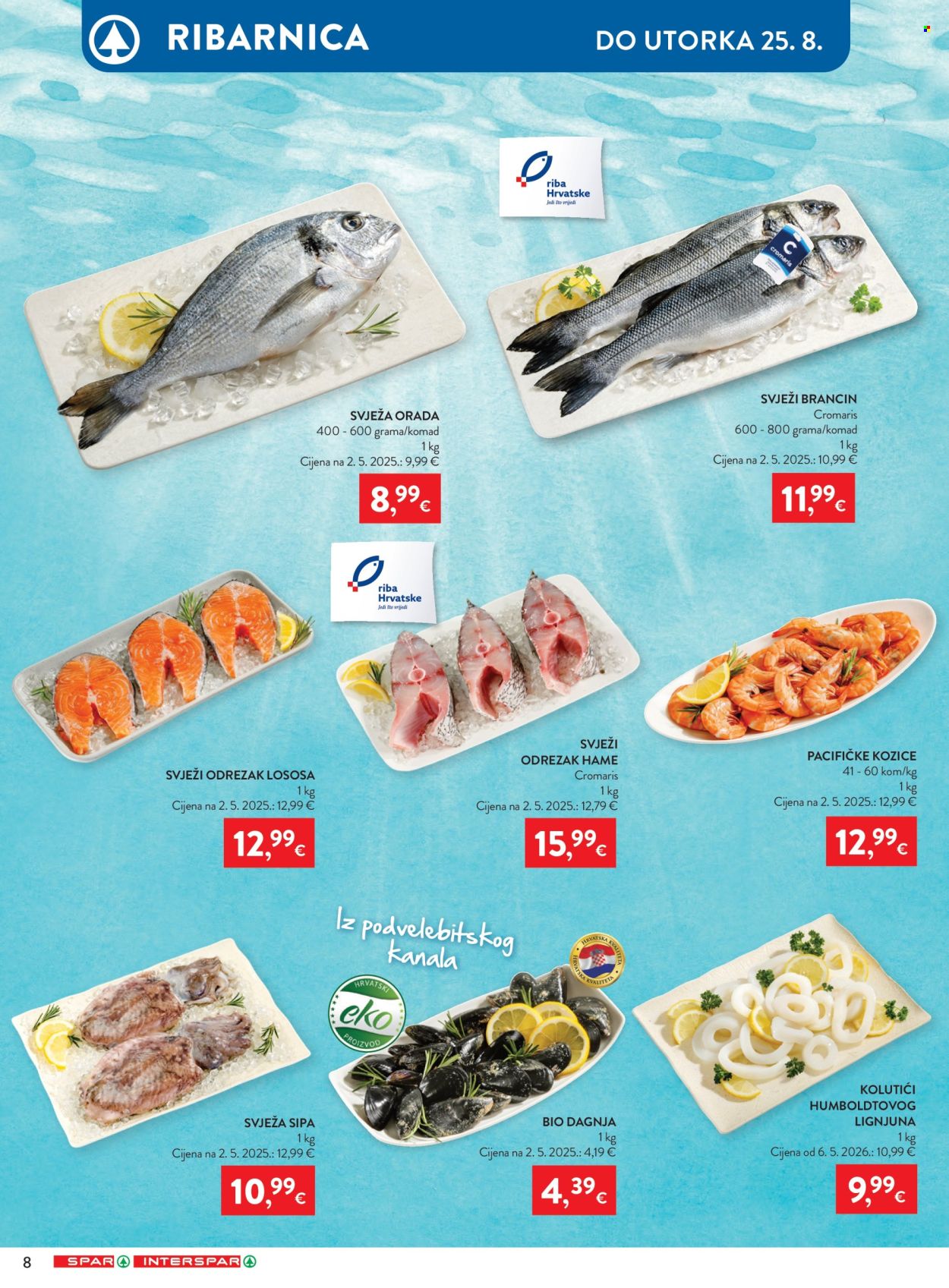INTERSPAR katalog - 19.08.2026. - 25.08.2026. Stranica 8