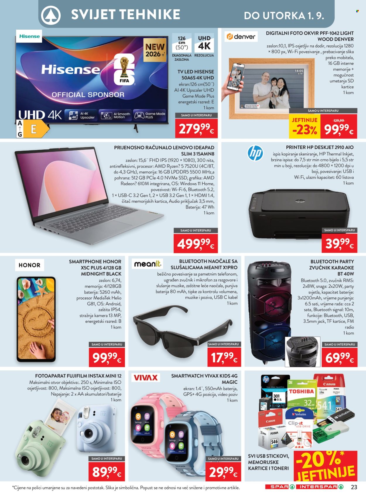 INTERSPAR katalog - 19.08.2026. - 25.08.2026. Stranica 38