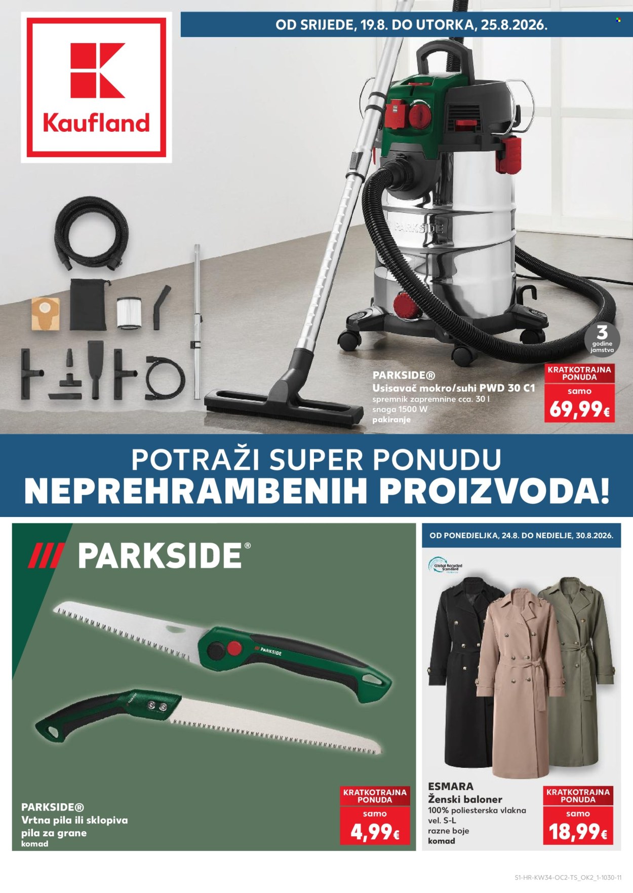 Kaufland katalog - 19.08.2026. - 25.08.2026. Stranica 1
