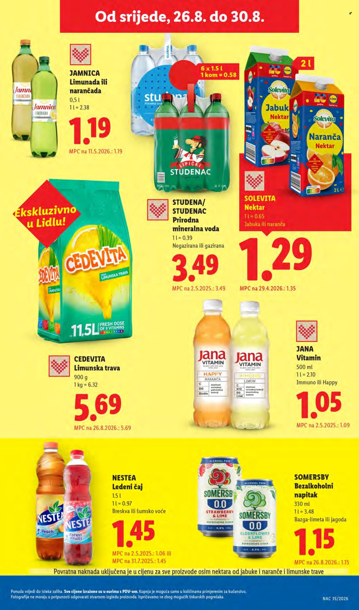 Leták Lidl - 24.8.2026 - 30.8.2026. Strana 55