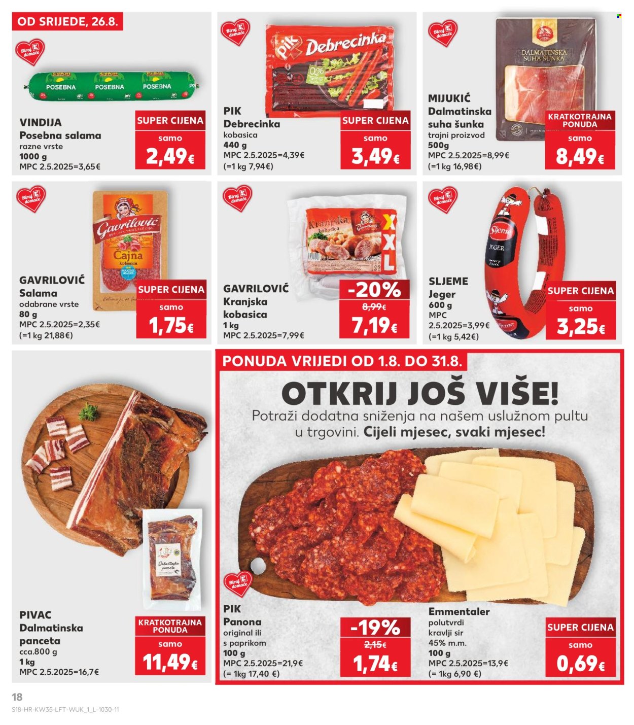 Kaufland katalog - 26.08.2026. - 01.09.2026. Stranica 18