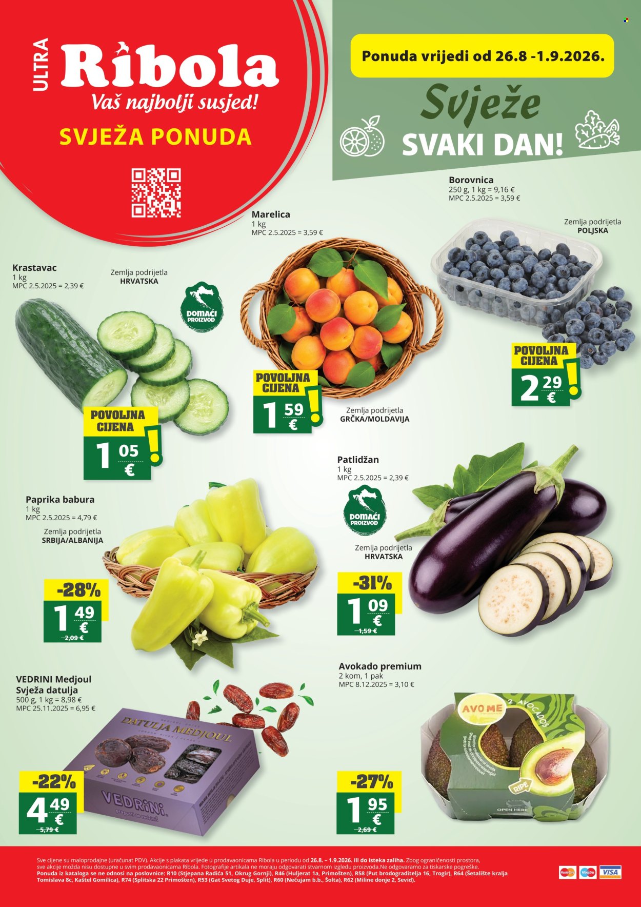 Ribola katalog - 26.08.2026. - 01.09.2026. Stranica 1