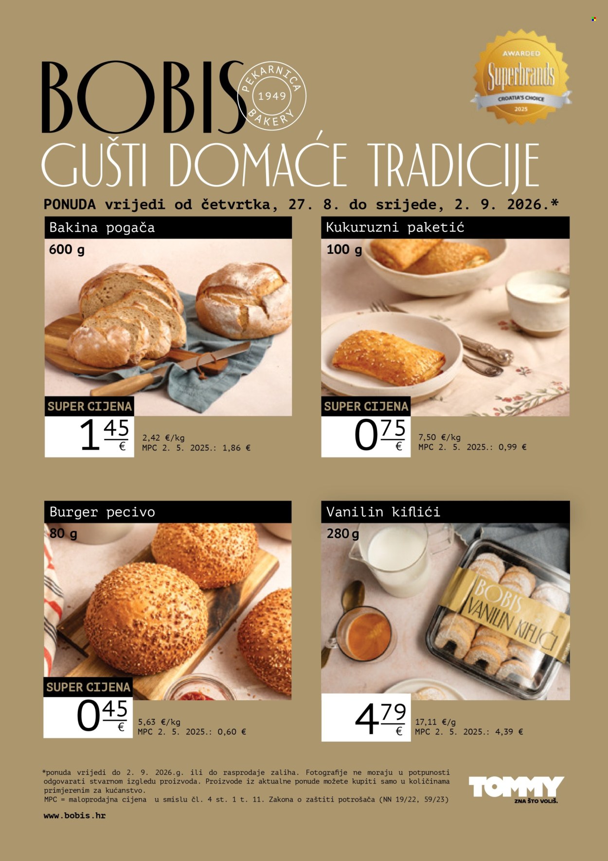 Tommy katalog - 27.08.2026. - 02.09.2026. Stranica 1