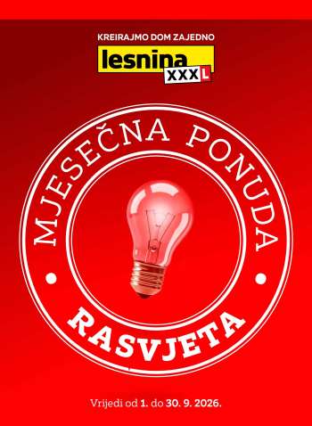 Lesnina katalog - 01.09.2026. - 30.09.2026.
