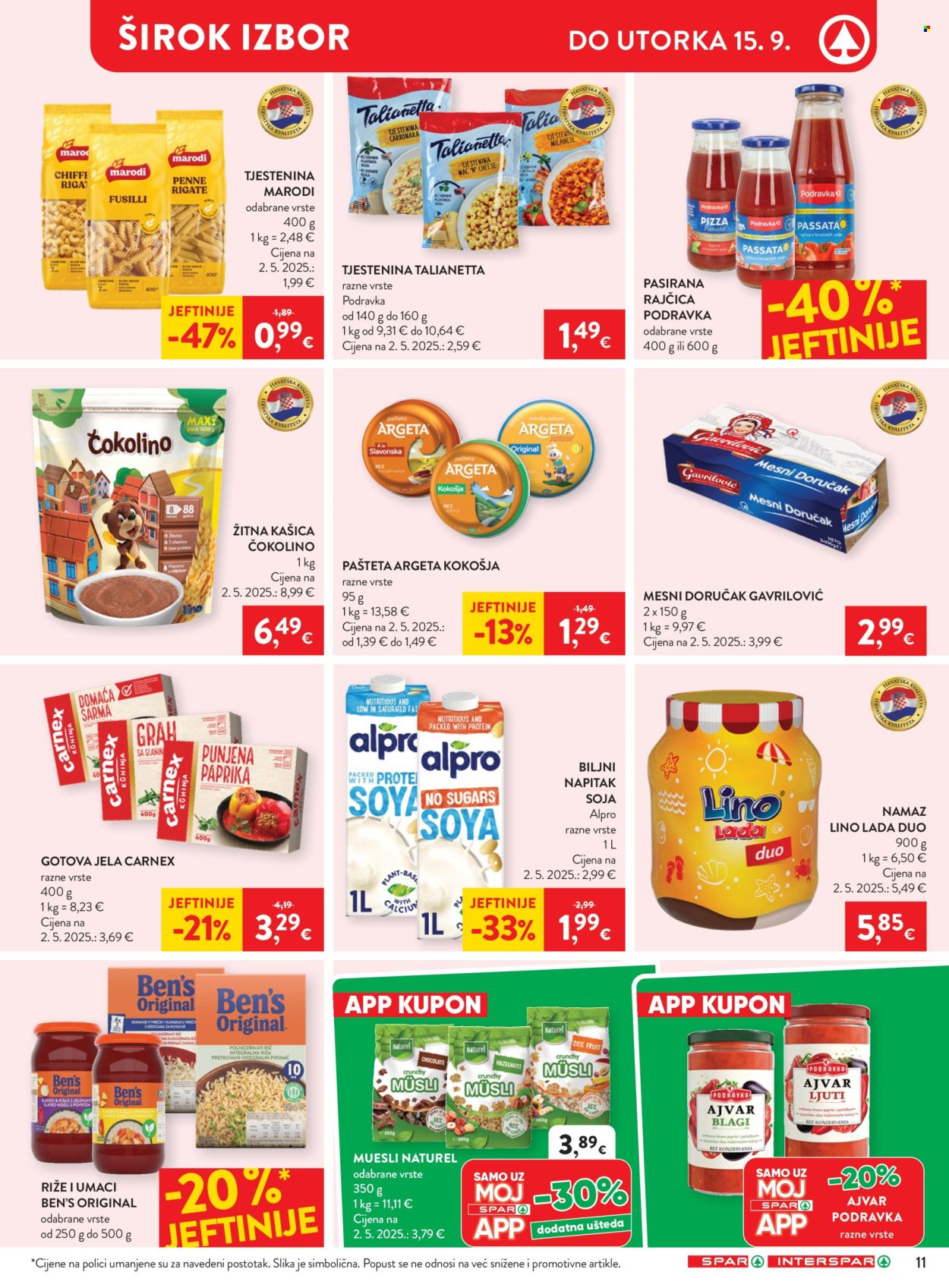 SPAR katalog - 09.09.2026. - 15.09.2026. Stranica 16