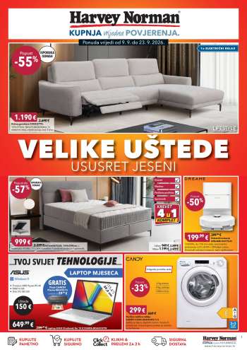 Harvey Norman katalog - 09.09.2026. - 23.09.2026.