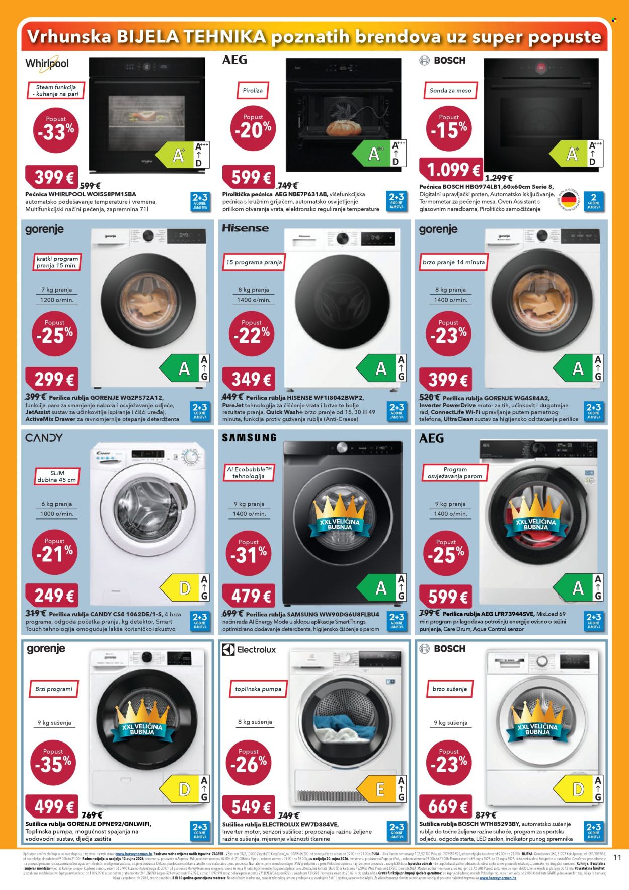 Harvey Norman katalog - 09.09.2026. - 23.09.2026. Stranica 11