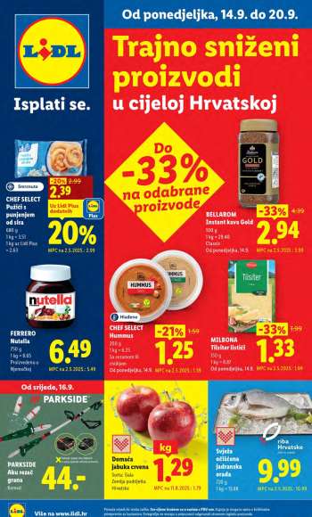 Lidl katalog - 14.09.2026. - 20.09.2026.