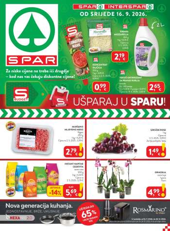 INTERSPAR katalog - 16.09.2026. - 22.09.2026.