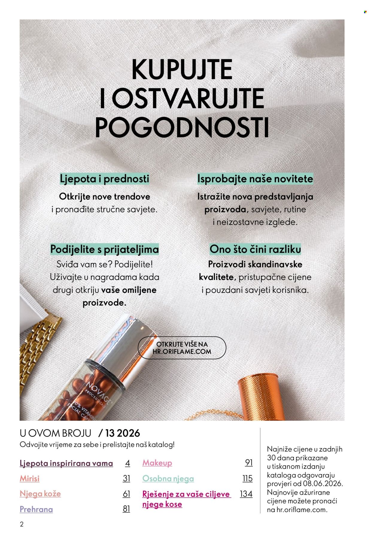 Oriflame katalog - 16.09.2026. - 06.10.2026. Stranica 2