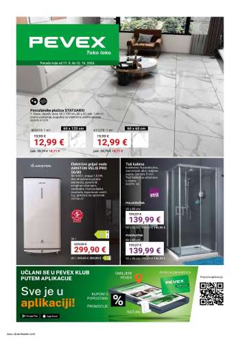 Pevex katalog - 17.09.2026. - 12.10.2026.