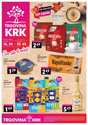 Trgovina KRK katalog - 16.09.2026. - 30.09.2026.