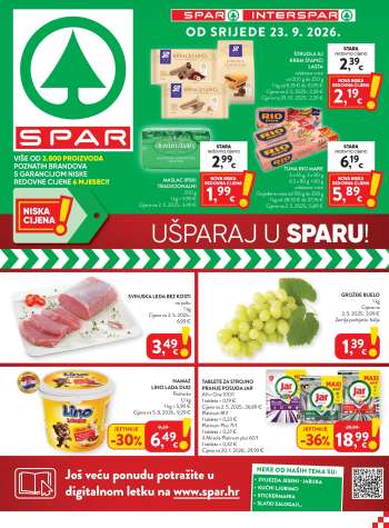 SPAR katalog - 23.09.2026. - 29.09.2026.