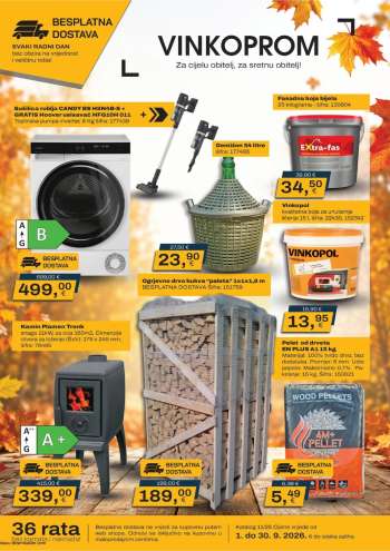 Vinkoprom katalog - 01.09.2026. - 30.09.2026.