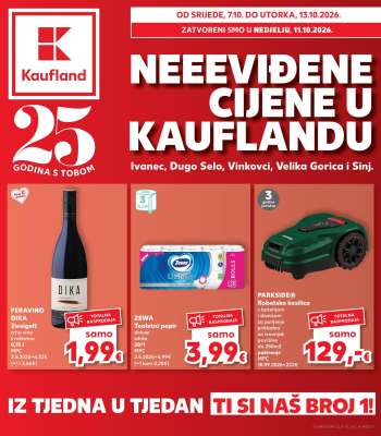 Kaufland katalog - 07.10.2026. - 13.10.2026.