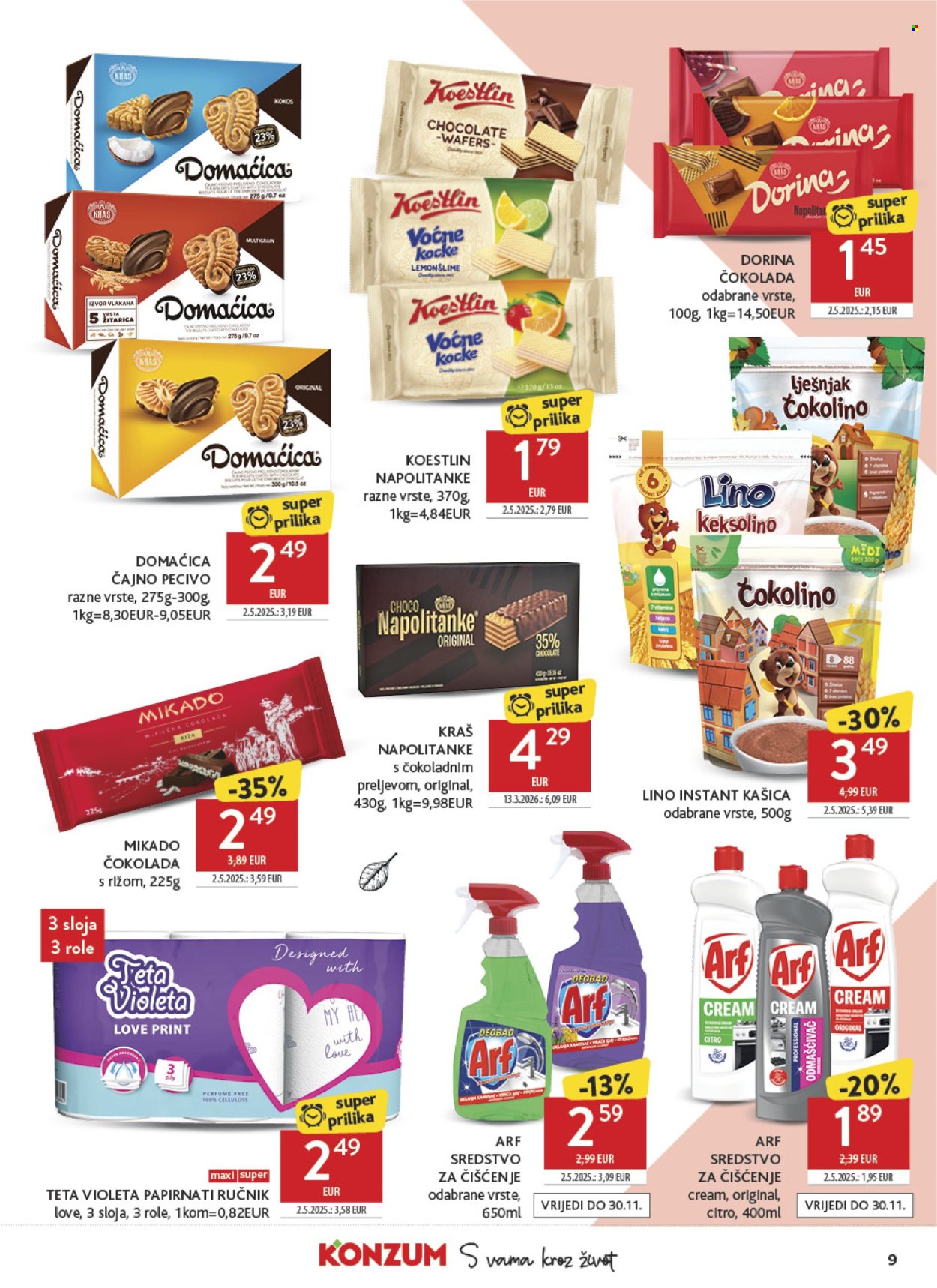 Leták Konzum - 7.10.2026 - 13.10.2026. Strana 9