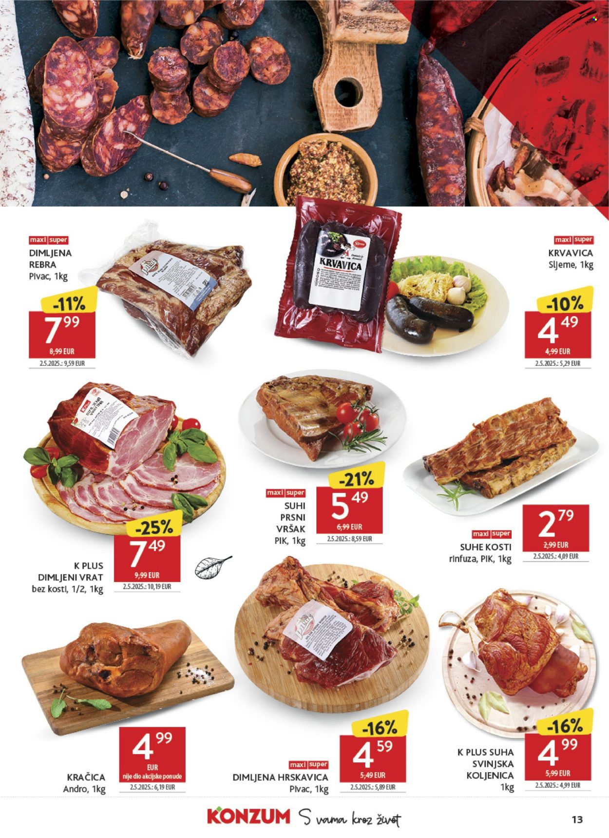 Leták Konzum - 7.10.2026 - 13.10.2026. Strana 13