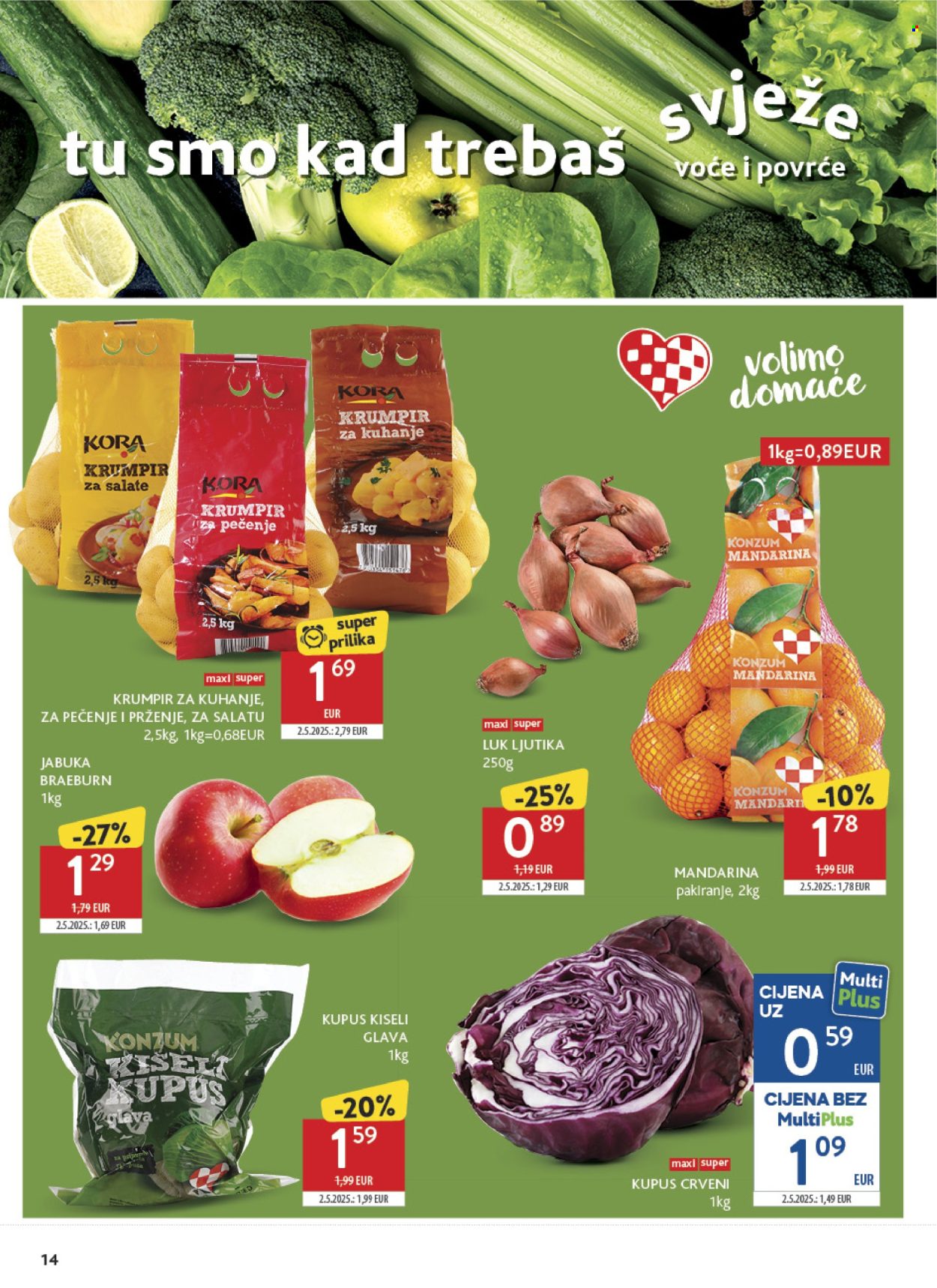 Leták Konzum - 7.10.2026 - 13.10.2026. Strana 14