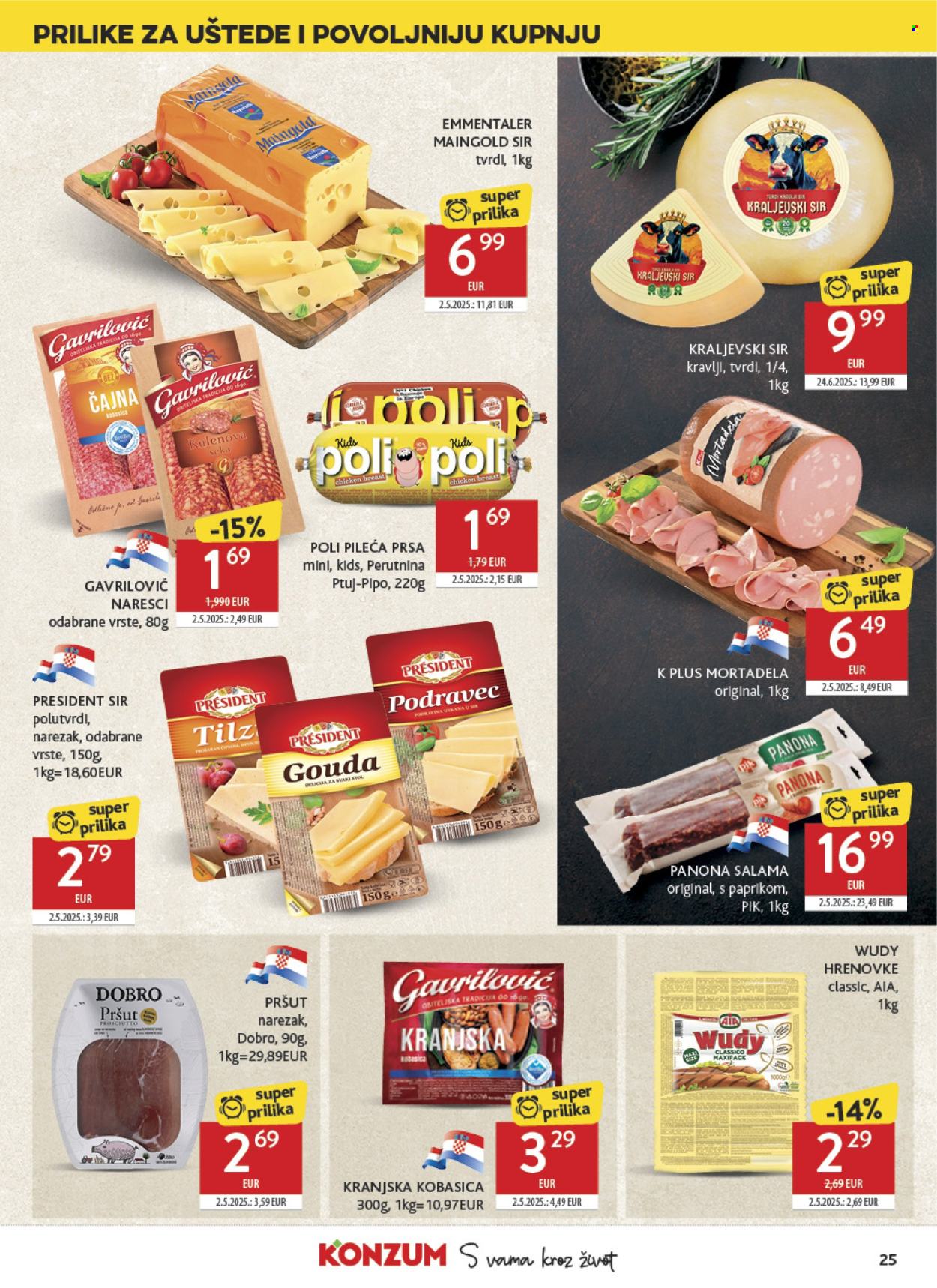 Leták Konzum - 7.10.2026 - 13.10.2026. Strana 25