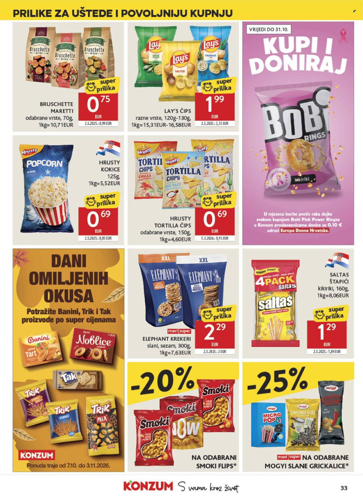 Leták Konzum - 7.10.2026 - 13.10.2026. Strana 33