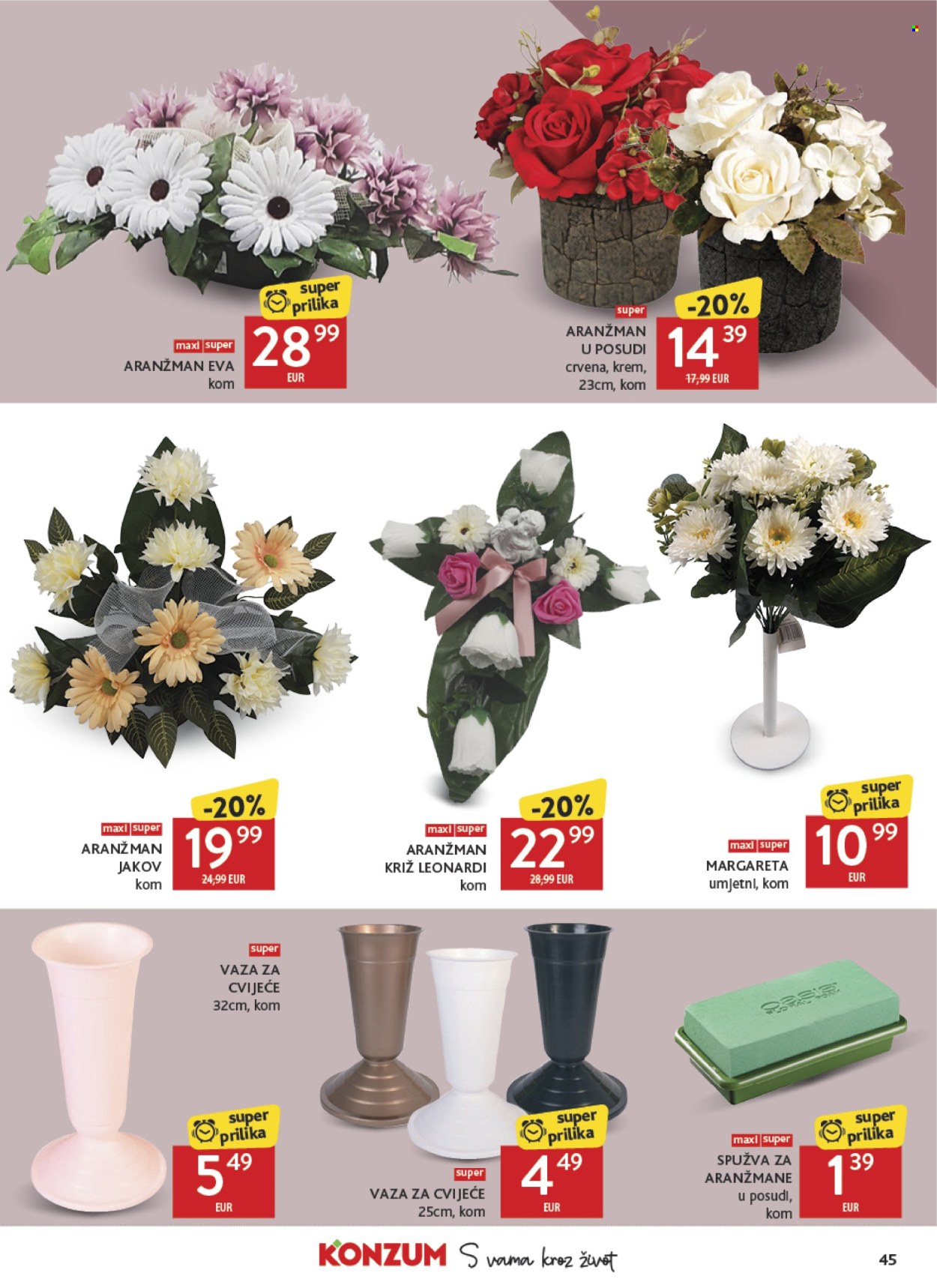 Leták Konzum - 7.10.2026 - 13.10.2026. Strana 45