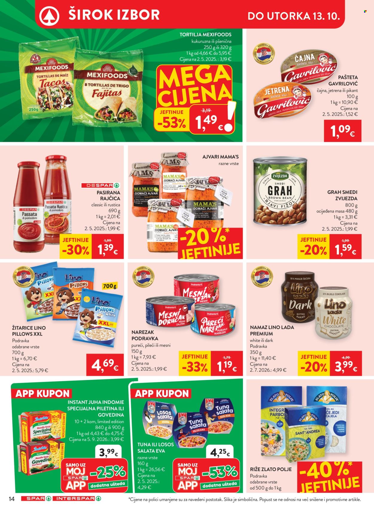 Leták SPAR - 7.10.2026 - 13.10.2026. Strana 17
