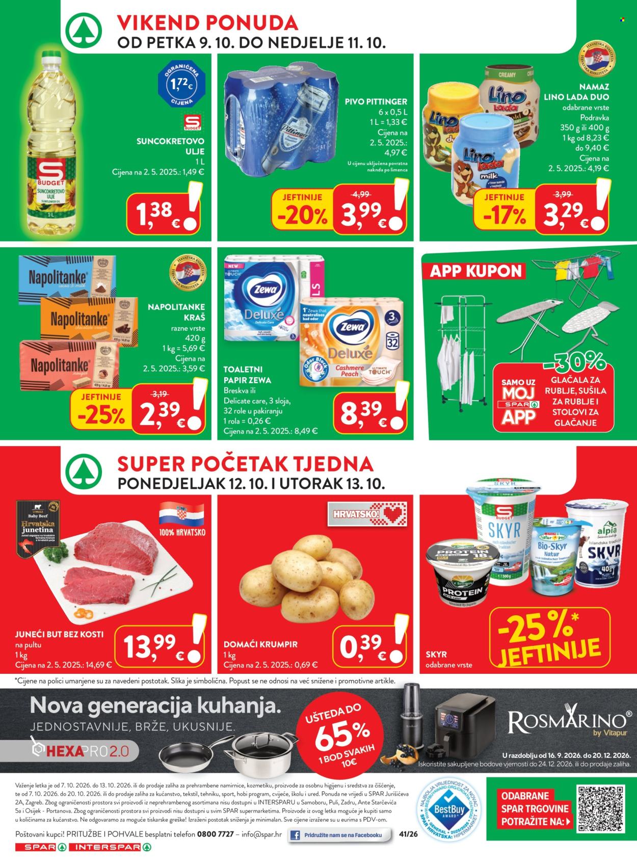 Leták SPAR - 7.10.2026 - 13.10.2026. Strana 43