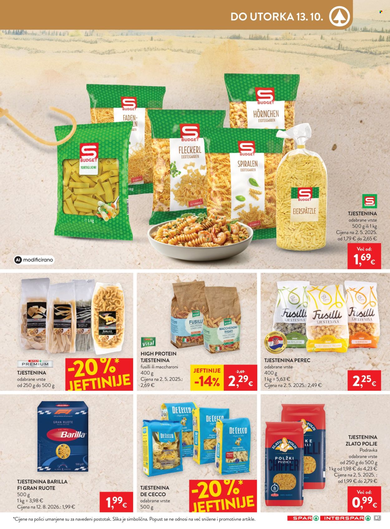 Leták INTERSPAR - 7.10.2026 - 13.10.2026. Strana 21