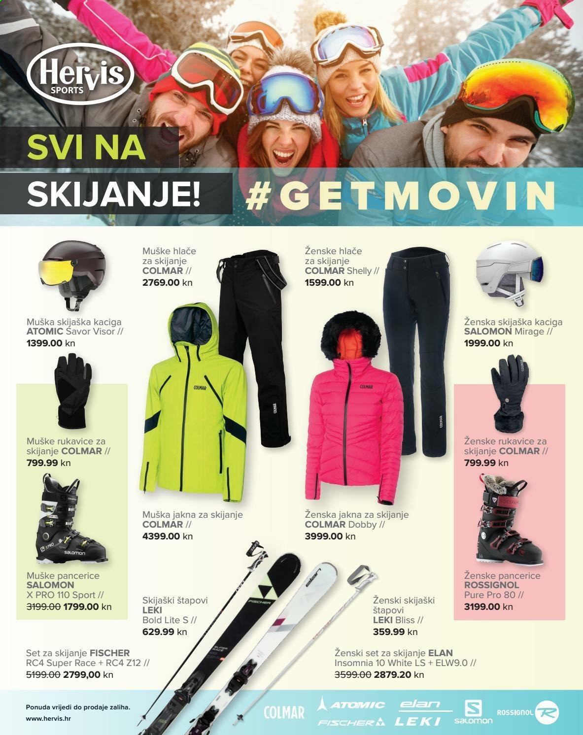 thumbnail - City Center one katalog - Sniženi proizvodi - rukavice, Salomon, jakna, jakna za skijanje, ženska jakna, muška jakna, hlače, muške hlače, Fischer, kaciga, Leki, hlače za skijanje, skijaški štapovi. Stranica 78.